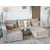 Taburet SMART COSARO XL s shranjevalnim prostorom 71x71 cm, črna