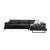 Atelier del Sofa Ugaona garnitura Frido 100x92x308cm Antracit