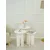 Hanah Home Set klub stolova Leo, 2 komada, Beli