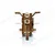 Wooden city 3D puzzle mini pripomočki: Chopper 22 kosov