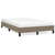 vidaXL Posteljni okvir taupe 120x190 cm tkanina