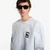 Mikina Obey Records Extra Heavy Crew Ash Grey XL