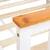 Homestyle4U Enoposteljna postelja, 96x206x82 cm, bela