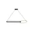 Opviq luster Elips 1430-AS, LED 36 W, crni