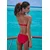 s.Oliver Bikini zgornji del rdeča/črna/bela