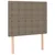 Vidaxl Box spring postelja z vzmetnico taupe 90x190 cm blago