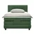 Boxspring Krevet Dixon 100/200 cm , tamnozelena