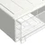 SpaceExpert Set kutija za odlaganje, 3 nivoa, 37x26x14.5cm, Beli