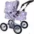 Kolica za lutke First Star Grey Pink 634444