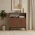 Hanah Home komoda Palmer, 80 cm, orah Milano / crna