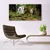 tulup.si Steklena slika Slap river forest narava 140x70 cm 2 obešalnika