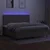 Vidaxl Box spring postelja z vzmetnico LED taupe 200x200 cm blago