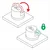 Pro knife sharpener, Red - AnySharp