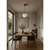 BRILAGI - Luster na sajli PEBBLES 1xE27/40W/230V prečnik 20 cm crna