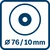 Bosch Akumulatorska ugaona brusilica GWS 12V-76 bez baterije i punjača 06019F2000