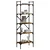 Regal za knjige 5 razina boja hrasta 56 x 31,5 x 174 cm drveni