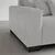 Mega Sofa Matteo srebrna