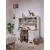 Hanah Home Monte Mm1.27.21.U1 dečiji gornji element radnog stola 117,6 × 86,7 × 27,3 cm, krem hrast