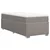 Vidaxl Box spring postelja z vzmetnico taupe 80x200 cm blago
