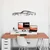 Wallity Zidna dekoracija 1967 Ford Mustang Shelby GT500 Silhouette, 70x15cm, Crna