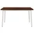 vidaXL 120 x 90 x 75 cm Masiven les akacije Temno rjava in bela