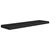 Plutajuće zidne police 2 kom crne 90 x 23,5 x 3,8 cm MDF