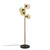 Opviq Podna lampa Benek-15-14544, 36x36x135 cm, IP20, Zlatno-žuta boja