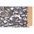 Dekoracyjna ramka boho Jula 60 x 70 cm, srebrna