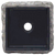 Umivaonik crni 30 x 30 x 13 cm mramorni