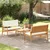 Sjedeća garnitura za vrt 3 pcs Smeđa 120 x 65,5 x 79 cm