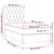 Krevet box spring s madracem LED tamnosivi 80 x 200 cm tkanina