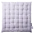 Svetlo siva bombažna blazina za stol 40 x 40 x 4 cm — Basic Ambiente - 596413