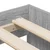 Vidaxl Konstrukcija postelje Siva Sonoma 80 x 200 cm Konstruiran les