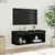TV ormarići s LED svjetlima 2 kom crni 80x30x30 cm