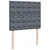 Vidaxl Box spring postelja z vzmetnico temno siva 120x200 cm žamet