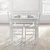 Homestar Jedilna garnitura 3-delna 75x75x73 cm bela