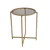Hanah Home Klub sto 50x60??x50cm Zlatno-Sivi