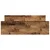 Vidaxl Posteljni okvir brez vzmetnice star les 140x200 cm