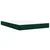 Vidaxl Box spring postelja z vzmetnico temno zelen 140x190 cm žamet