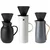 Dekanter za kavo s filtrom 14 cm, črna, plastika, Stelton