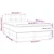 vidaXL Box spring postelja z vzmetnico LED krem 120x200 cm blago