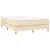 Vidaxl Box spring posteljni okvir krem 140x190 cm blago