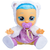 Lutka koja plače suzama IMC Toys Cry Babies - Kristal, bolesna beba, ljubičasta i bijela