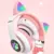 Bluetooth slusalice STN-28 roze