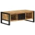 Stol za kavu 90x50x36 cm Puno grubo drvo Mango