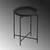 Hanah Home Klub sto 46x56x46cm Crni