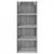 Vidaxl Viseča omarica Siva Sonoma 40 x 29,5 x 100 cm Konstruiran les