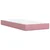 Vidaxl Box spring postelja z vzmetnico roza 80x200 cm žamet