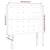 LED uzglavlje crno 90x5x118/128 cm baršunasto