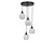 Opviq Luster 2617055, Crni